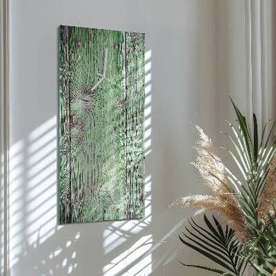 Glazen klok rechthoekige Houten plank