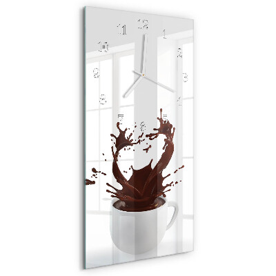 Glazen klok rechthoekige Koffie