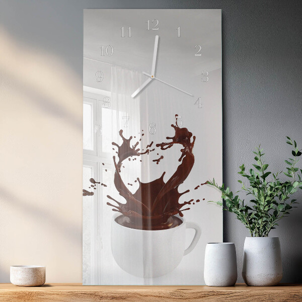 Glazen klok rechthoekige Koffie