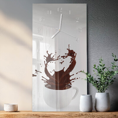 Glazen klok rechthoekige Koffie