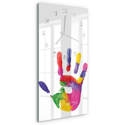 Glazen klok rechthoekige Hand