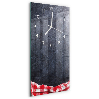 Glazen klok rechthoekige Marmeren tafel