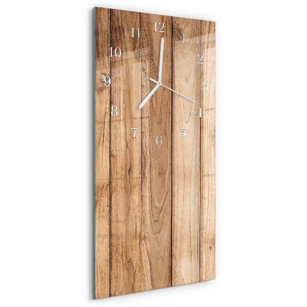 Glazen klok rechthoekige Hout