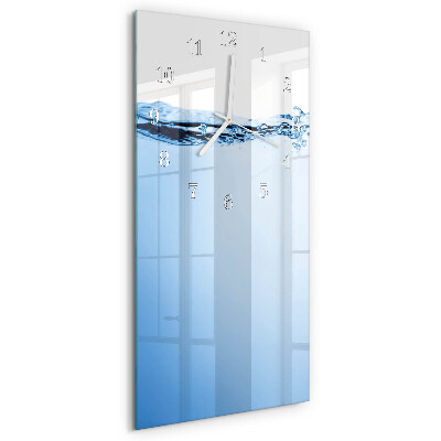 Glazen klok rechthoekige Water