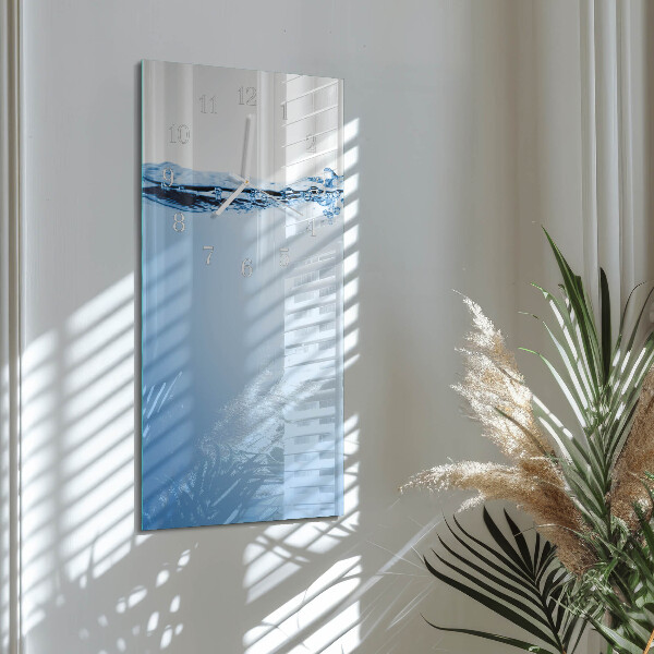 Glazen klok rechthoekige Water