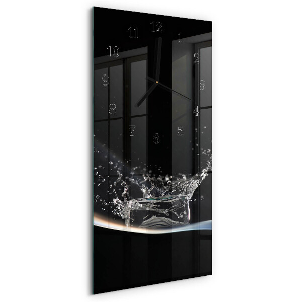 Glazen klok rechthoekige Water