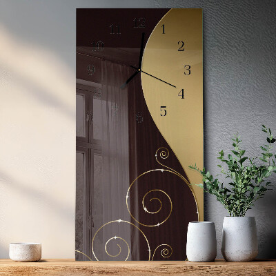 Glazen klok rechthoekige Abstracte kunst