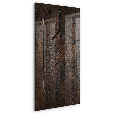 Glazen klok rechthoekige Hout