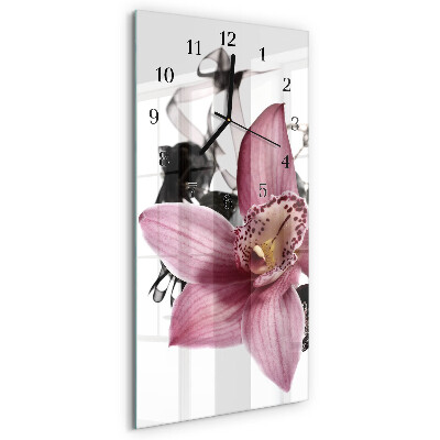 Glazen klok rechthoekige Orchidee