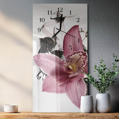 Glazen klok rechthoekige Orchidee