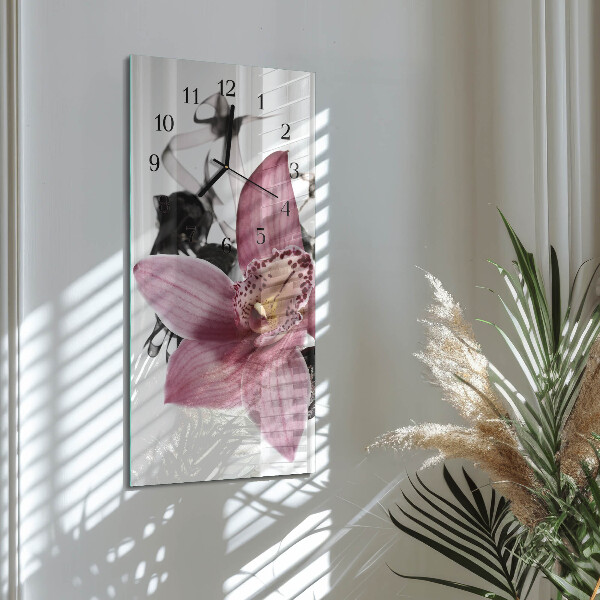 Glazen klok rechthoekige Orchidee
