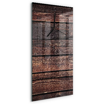 Glazen klok rechthoekige Hout