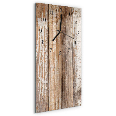 Glazen klok rechthoekige Hout
