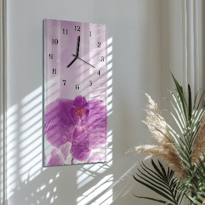 Glazen klok rechthoekige Orchidee