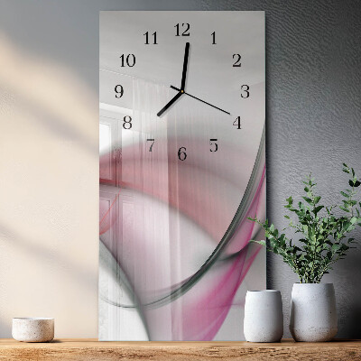 Glazen klok rechthoekige Abstracte kunst