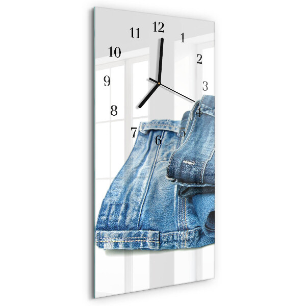 Glazen klok rechthoekige Jeans