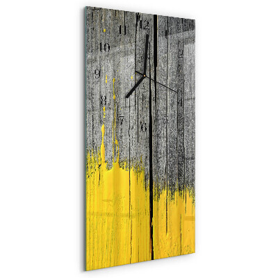 Glazen klok rechthoekige Houten plank