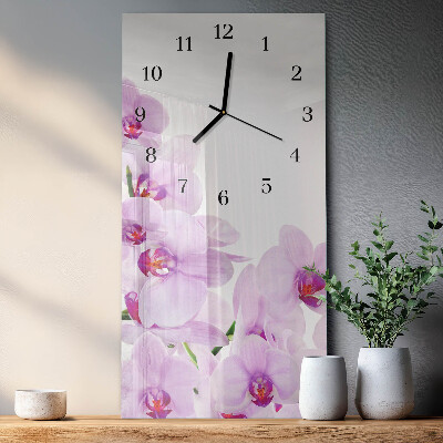 Glazen klok rechthoekige Orchideeën