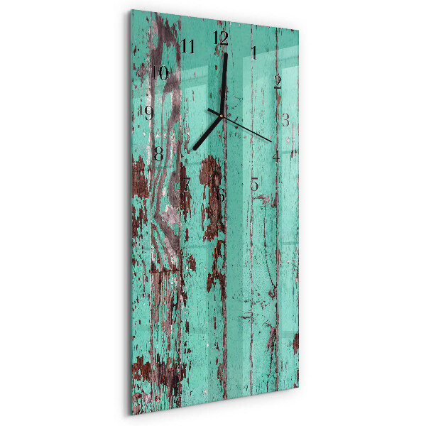 Glazen klok rechthoekige Houten muur