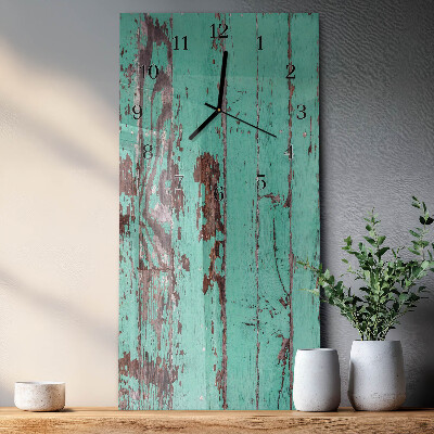 Glazen klok rechthoekige Houten muur