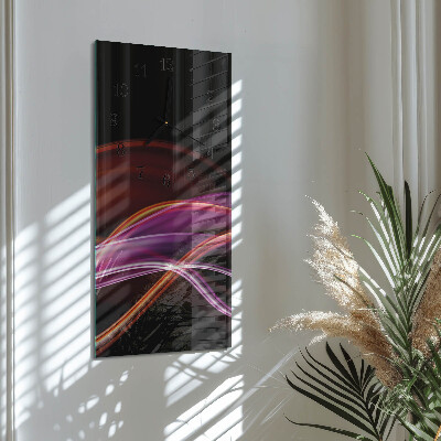 Glazen klok rechthoekige Abstracte kunst
