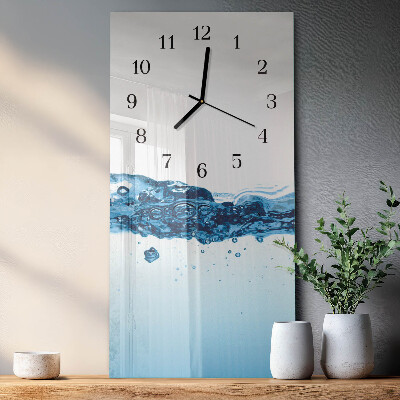 Glazen klok rechthoekige Water