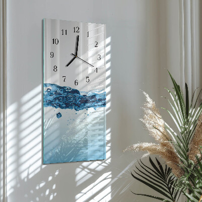 Glazen klok rechthoekige Water
