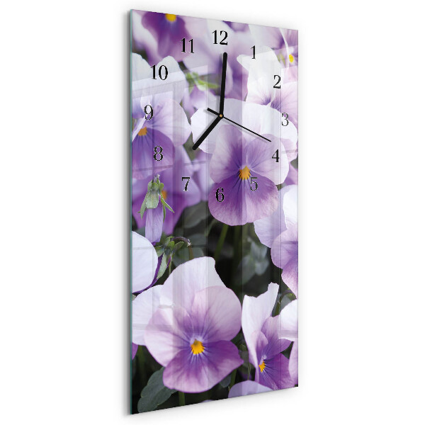 Glazen klok rechthoekige Bloemen