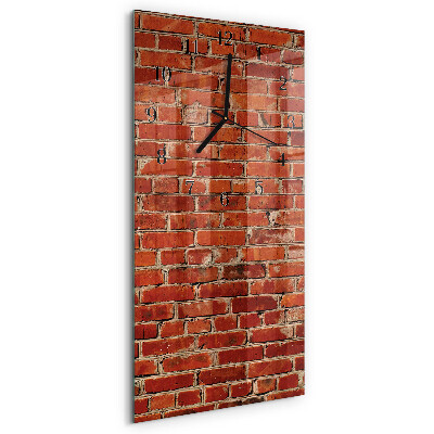 Glazen klok rechthoekige Bakstenen muur