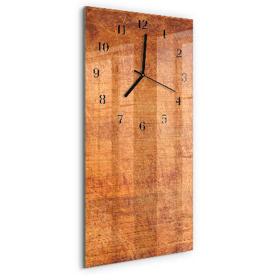 Glazen klok rechthoekige Houten planken