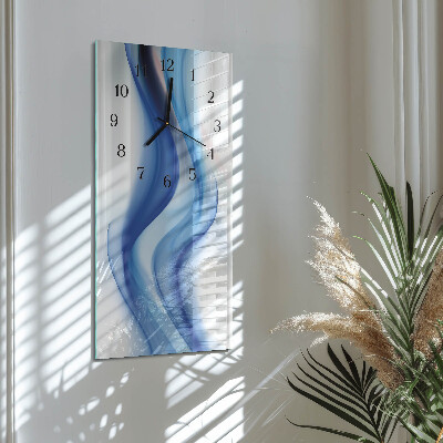 Glazen klok rechthoekige Abstracte rook