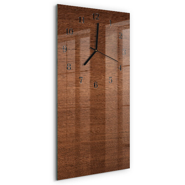 Glazen klok rechthoekige Houten planken