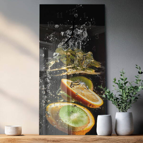 Glazen klok rechthoekige Fruitwater