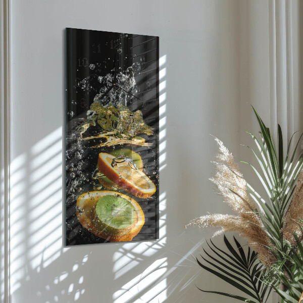 Glazen klok rechthoekige Fruitwater