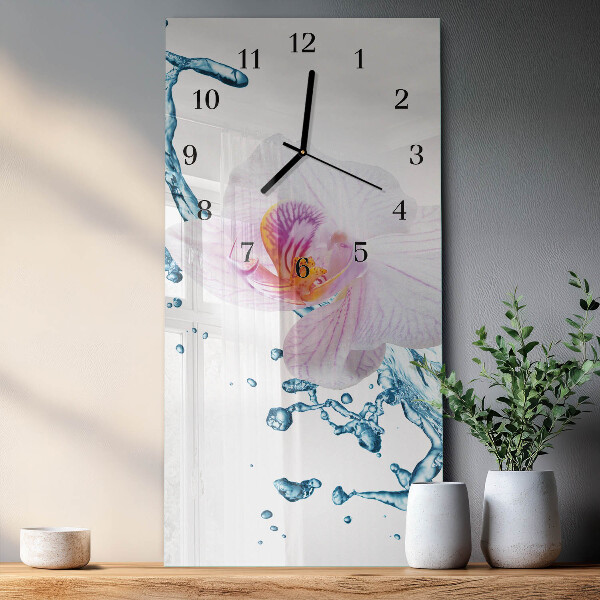 Glazen klok rechthoekige Orchidee