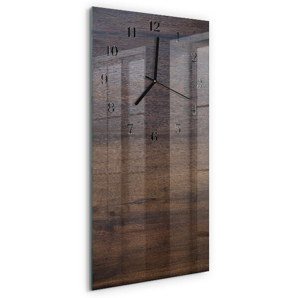 Glazen klok rechthoekige Houten plank