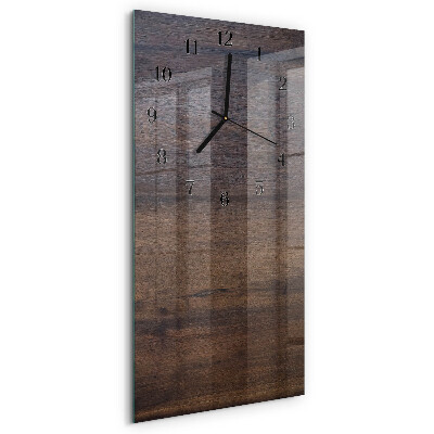 Glazen klok rechthoekige Houten plank