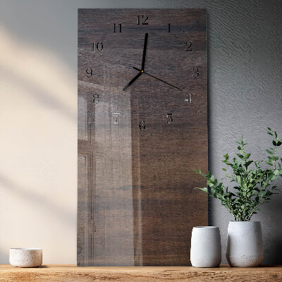 Glazen klok rechthoekige Houten plank
