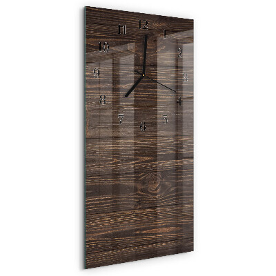 Glazen klok rechthoekige Hout