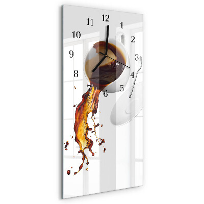 Glazen klok rechthoekige Koffie