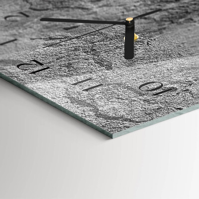 Glazen klok rechthoekige Betonnen muur