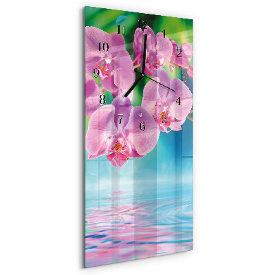 Glazen klok rechthoekige Orchideeën