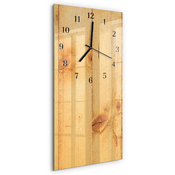 Glazen klok rechthoekige Hout