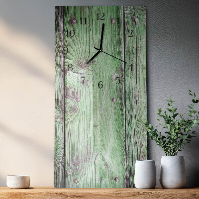 Glazen klok rechthoekige Houten plank