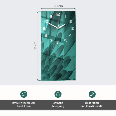 Glazen klok rechthoekige Houten tafel