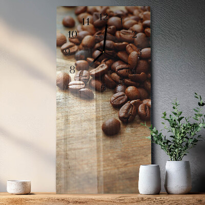 Glazen klok rechthoekige Koffiebonen