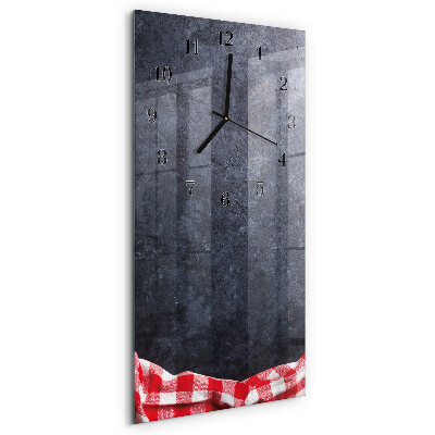 Glazen klok rechthoekige Marmeren tafel