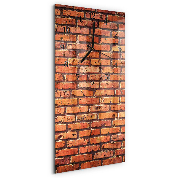 Glazen klok rechthoekige Bakstenen muur