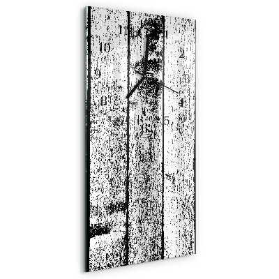 Glazen klok rechthoekige Hout