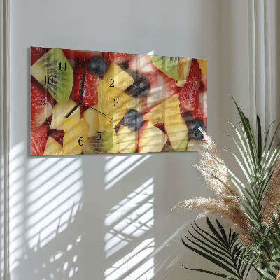 Glazen klok horizontaal Fruitsalade